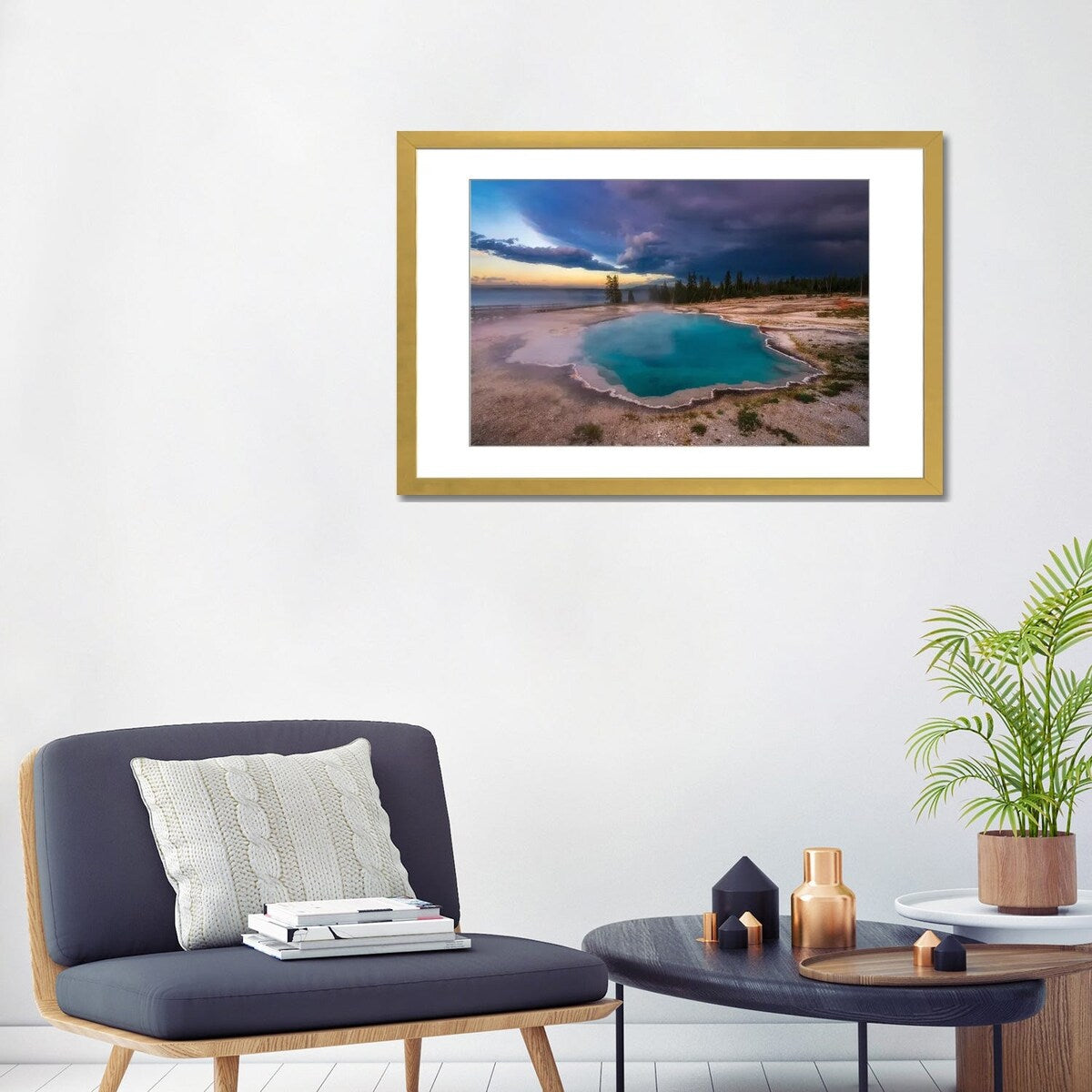 iCanvas "Black Pool Storm" by Darren White Photography