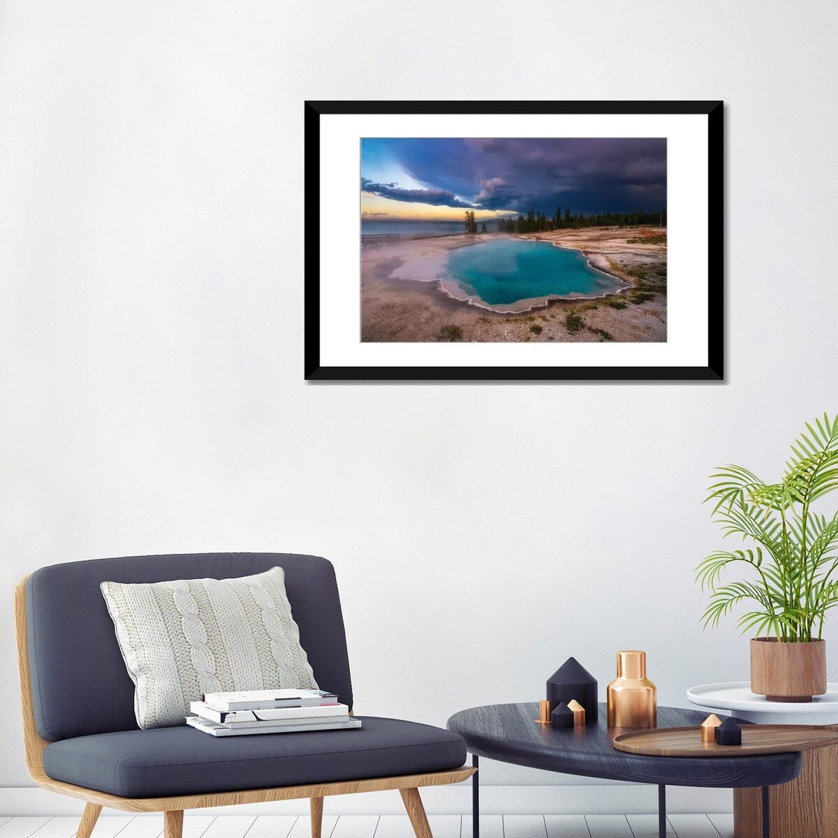 iCanvas "Black Pool Storm" by Darren White Photography