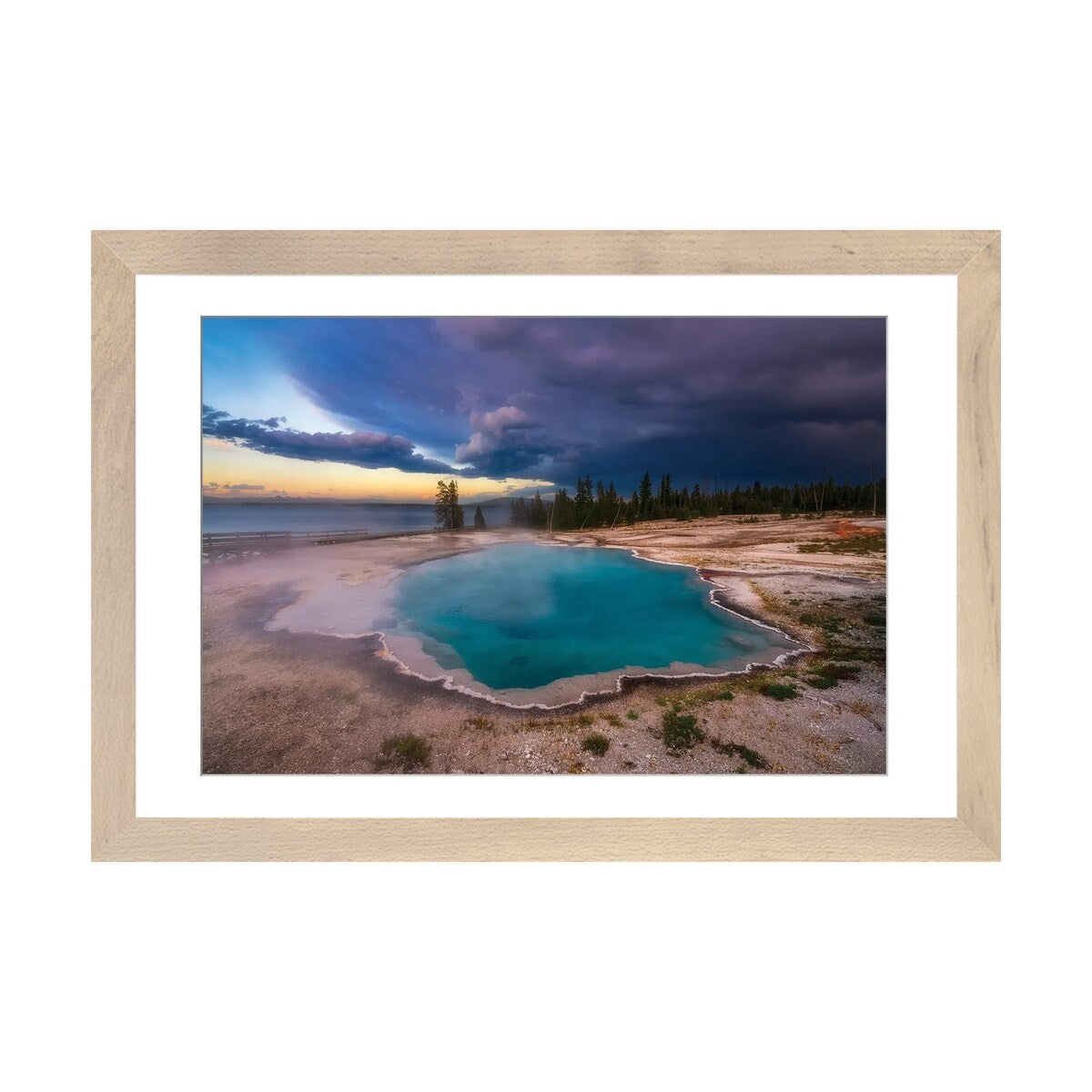 iCanvas "Black Pool Storm" by Darren White Photography