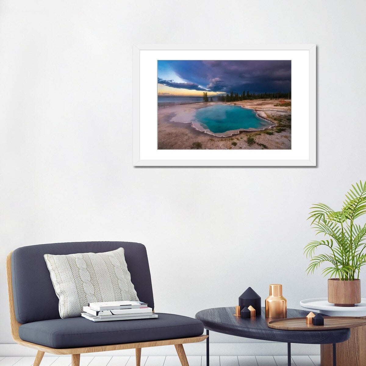 iCanvas "Black Pool Storm" by Darren White Photography