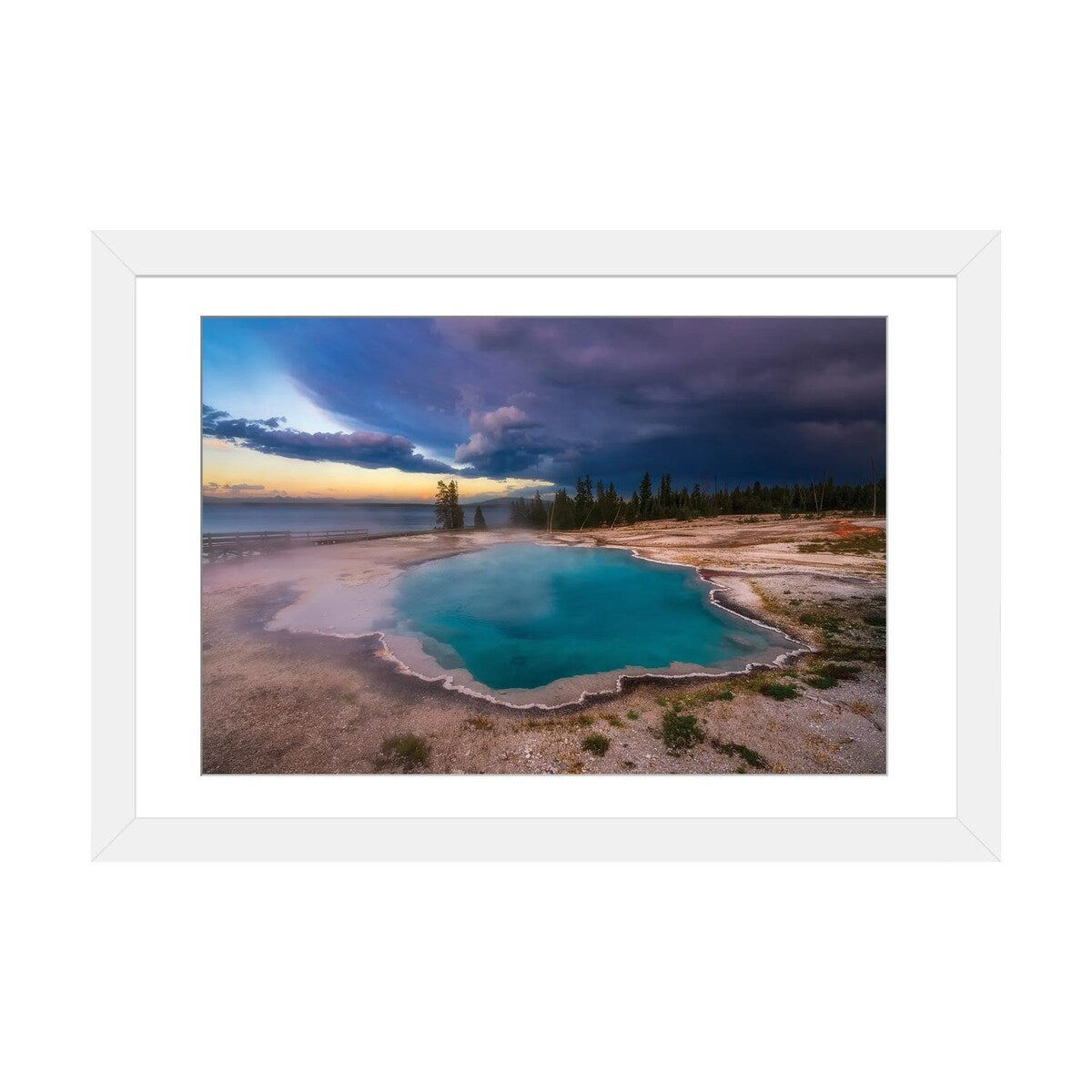 iCanvas "Black Pool Storm" by Darren White Photography