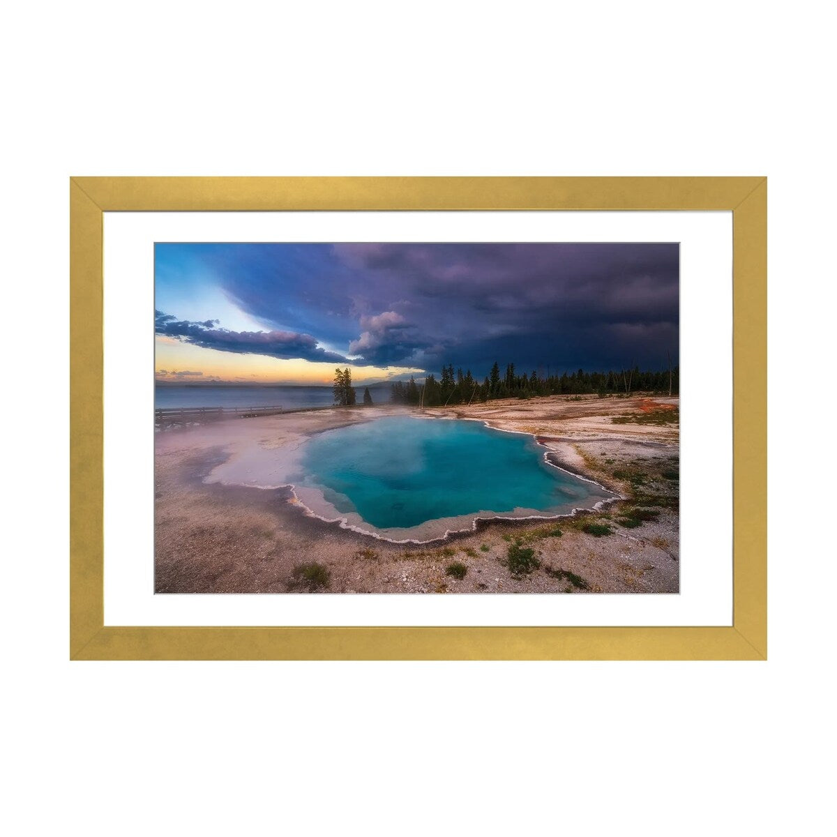 iCanvas "Black Pool Storm" by Darren White Photography