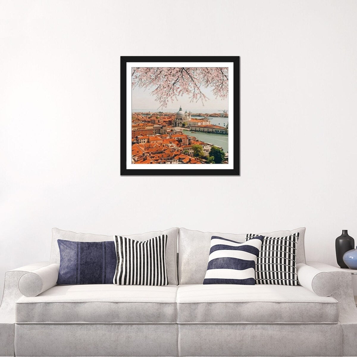 iCanvas "Blooming Sakura Over Venice" by Ievgeniia Bidiuk