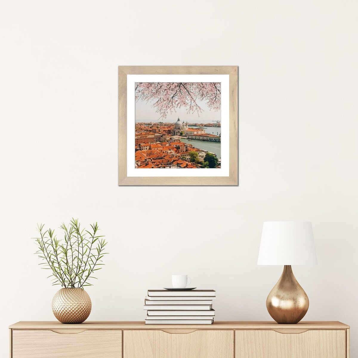 iCanvas "Blooming Sakura Over Venice" by Ievgeniia Bidiuk