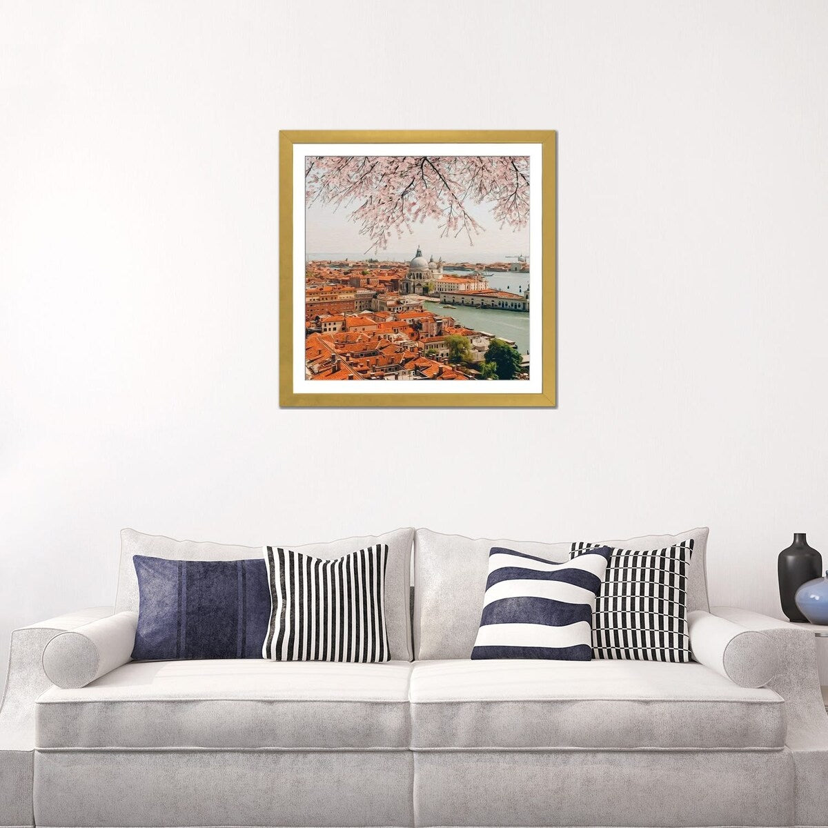 iCanvas "Blooming Sakura Over Venice" by Ievgeniia Bidiuk