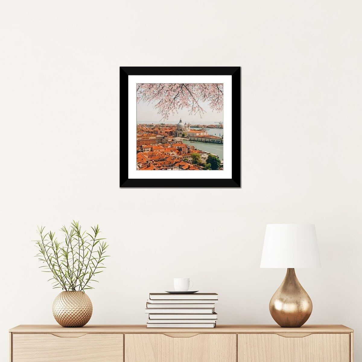iCanvas "Blooming Sakura Over Venice" by Ievgeniia Bidiuk