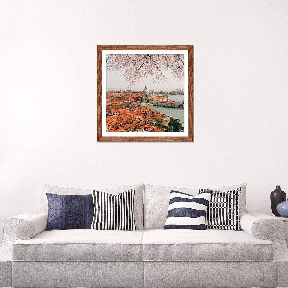 iCanvas "Blooming Sakura Over Venice" by Ievgeniia Bidiuk
