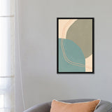 iCanvas "Blue Green Abstract" by Morgan Harper Nichols Framed