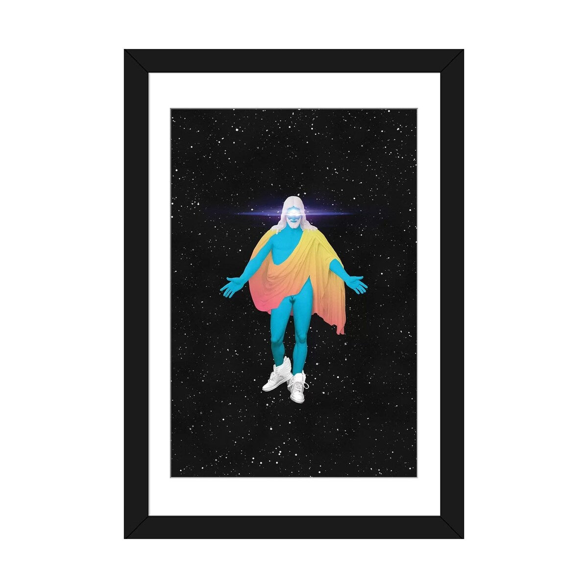 iCanvas "Blue Jesus" by maysgrafx