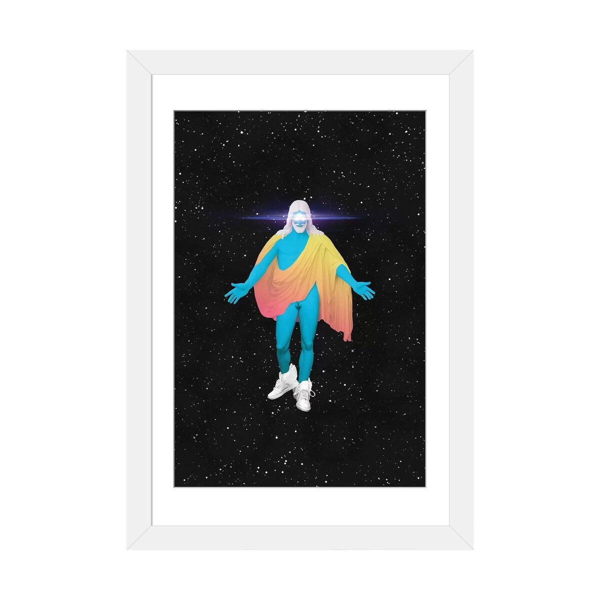 iCanvas "Blue Jesus" by maysgrafx