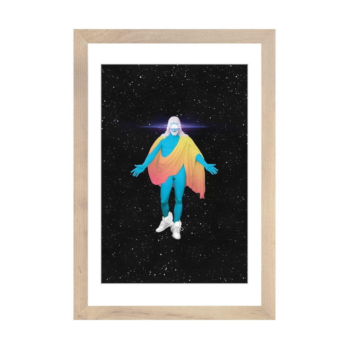 iCanvas "Blue Jesus" by maysgrafx