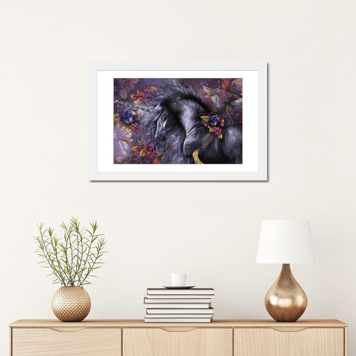 iCanvas "Blue Rose" by Laurie Prindle
