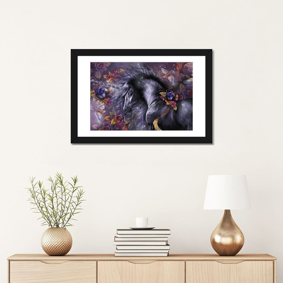 iCanvas "Blue Rose" by Laurie Prindle