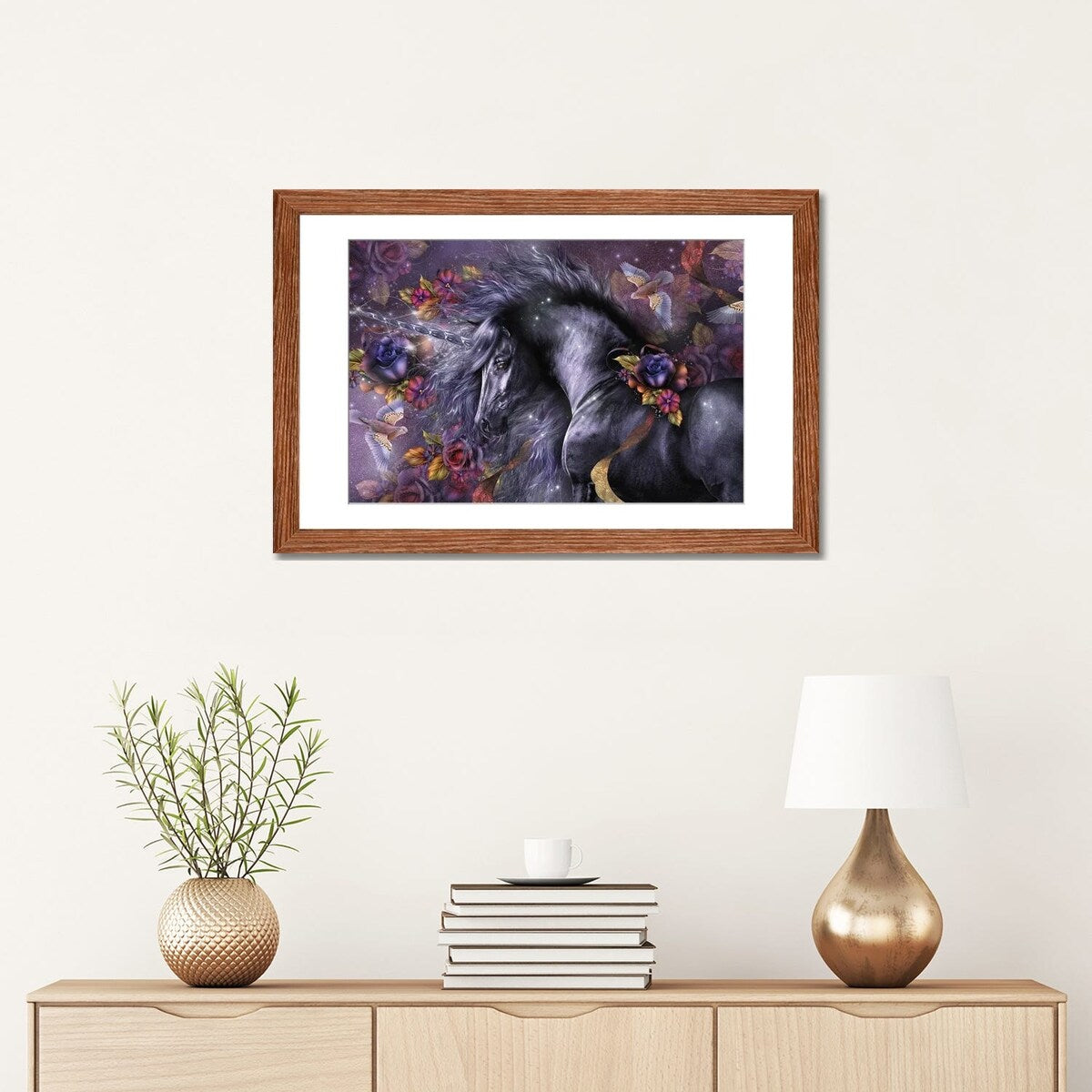 iCanvas "Blue Rose" by Laurie Prindle
