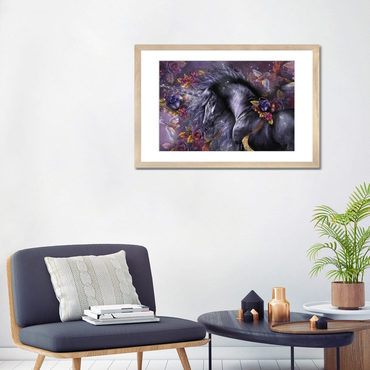 iCanvas "Blue Rose" by Laurie Prindle