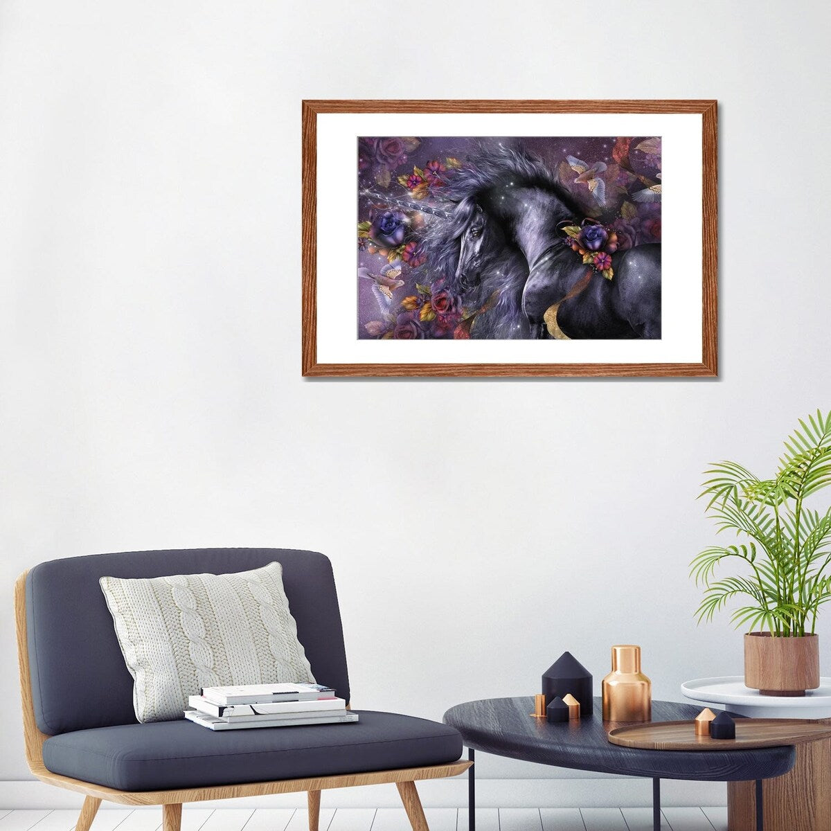 iCanvas "Blue Rose" by Laurie Prindle