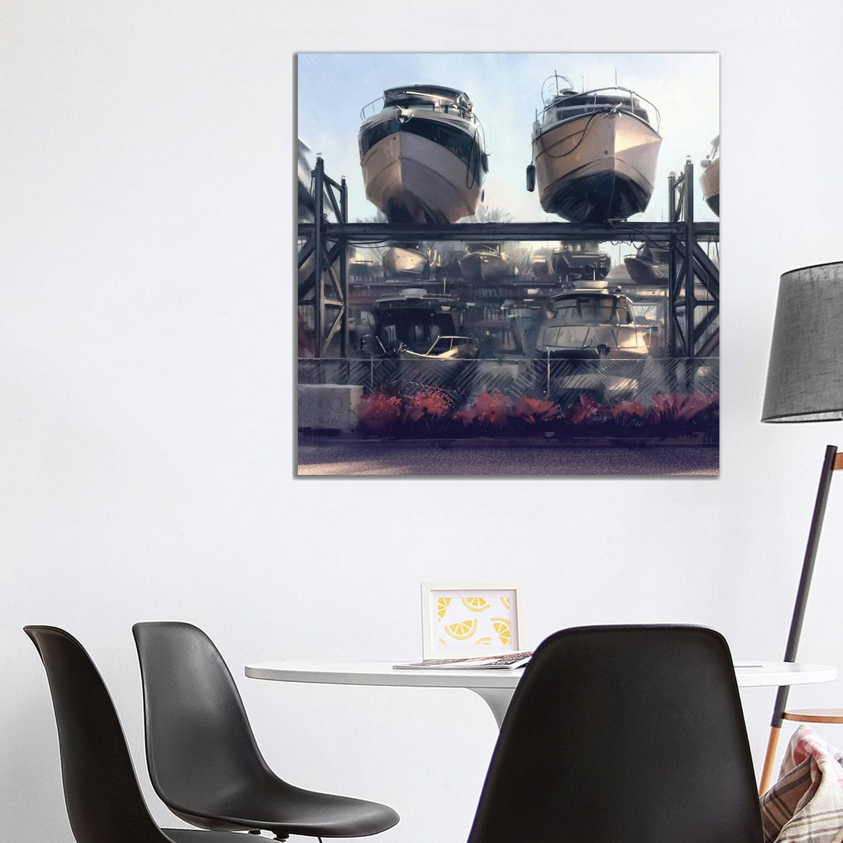 iCanvas "Boats" by Vlad Mel Canvas Print