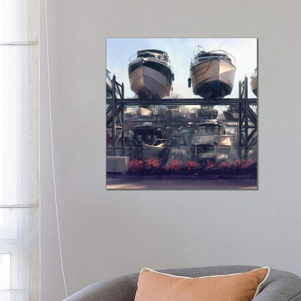 iCanvas "Boats" by Vlad Mel Canvas Print