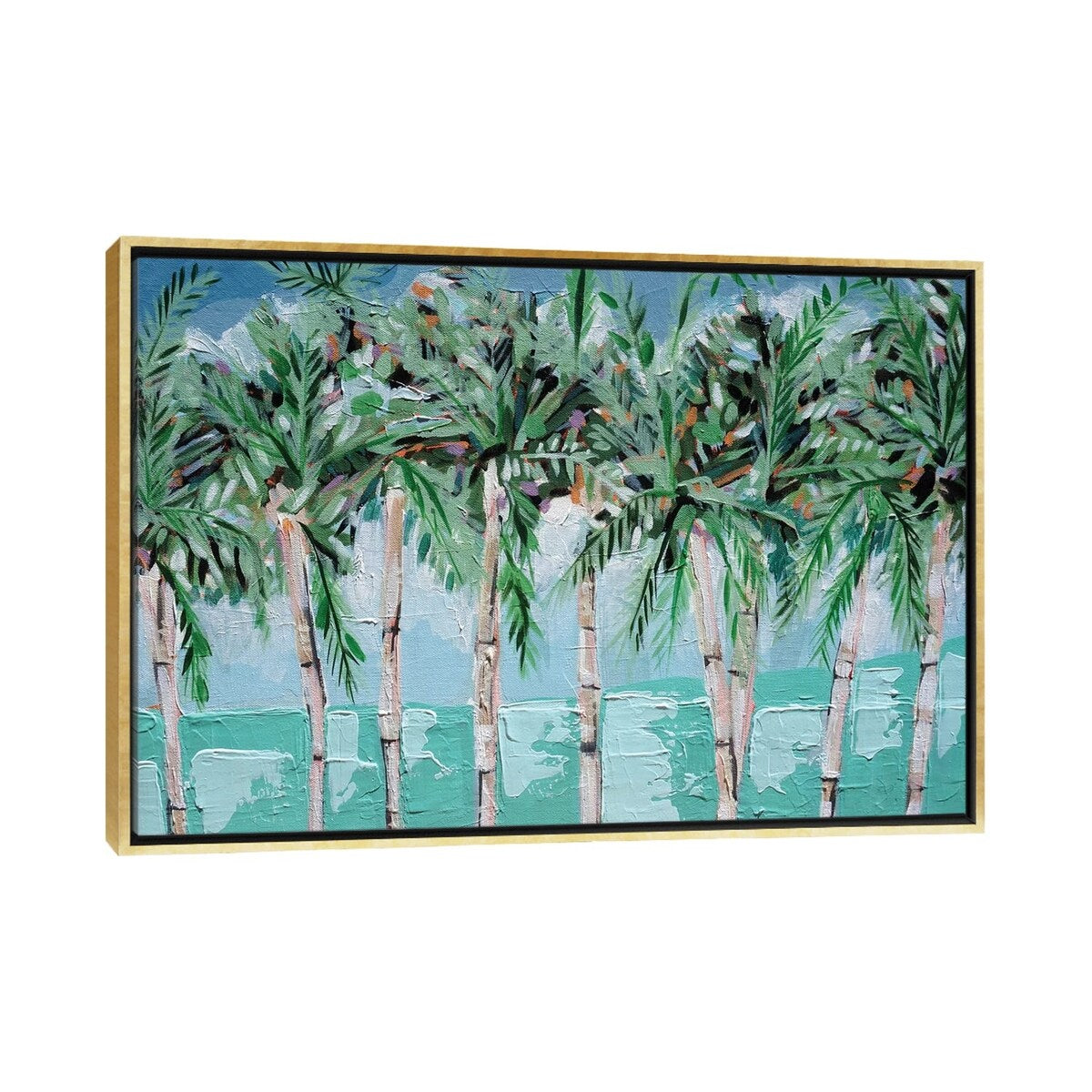iCanvas "Boca Palms" by Lauren Combs Framed