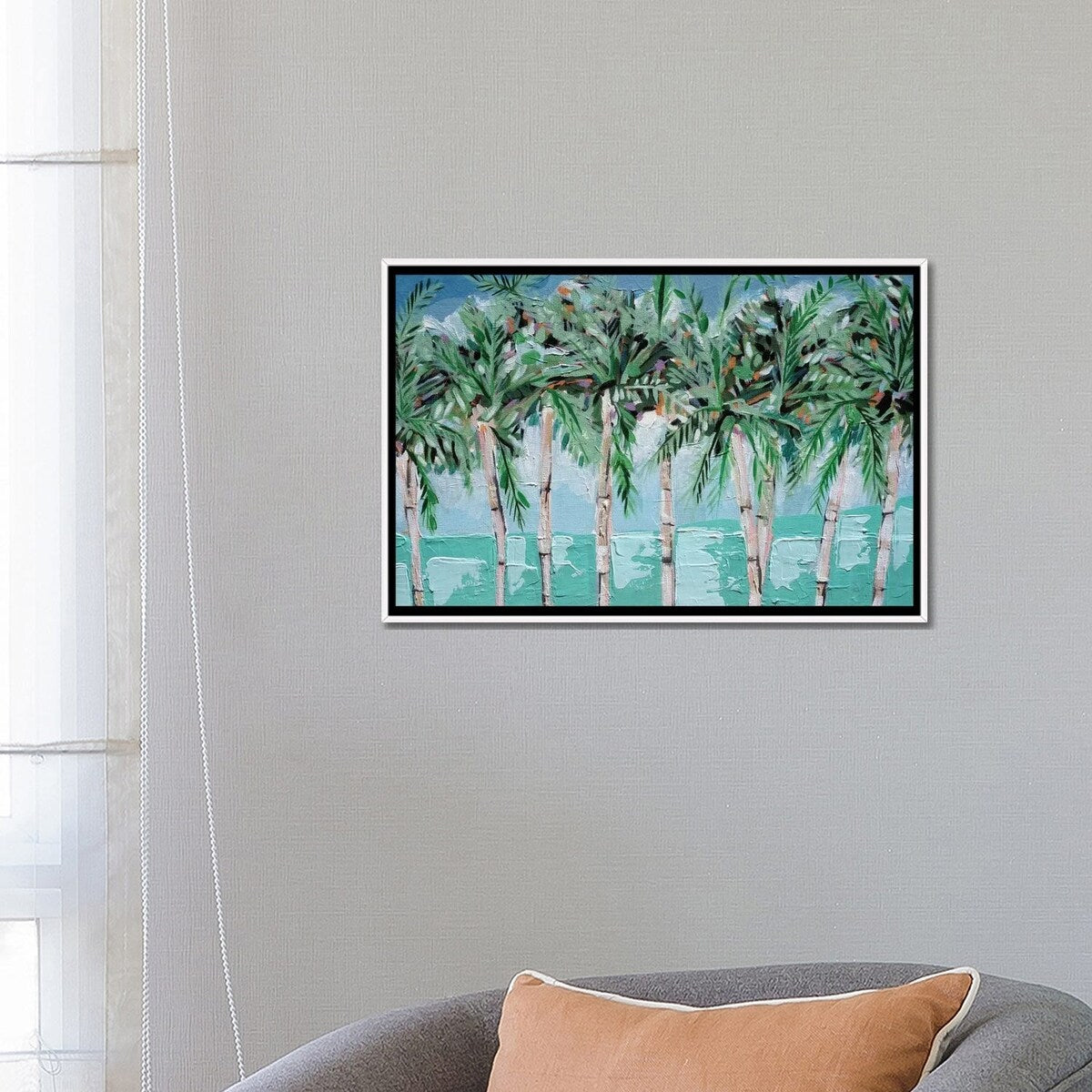 iCanvas "Boca Palms" by Lauren Combs Framed