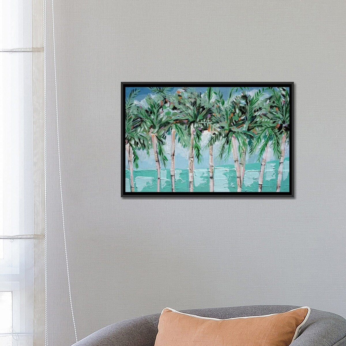 iCanvas "Boca Palms" by Lauren Combs Framed