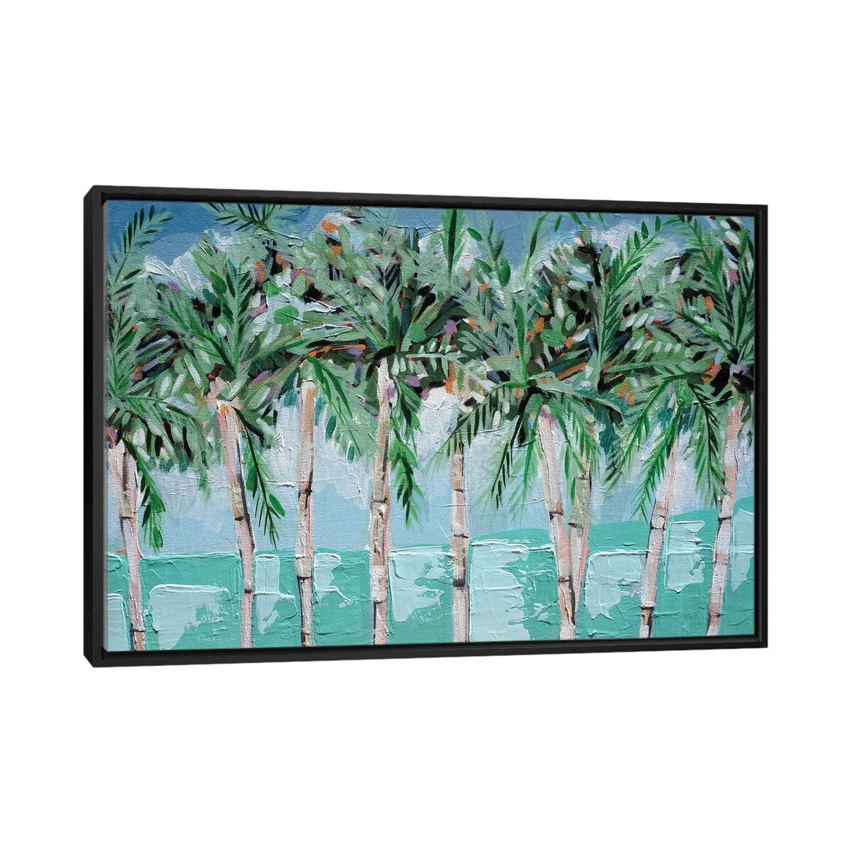 iCanvas "Boca Palms" by Lauren Combs Framed