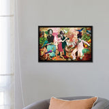 iCanvas "Borzoi La Dolce Vita" by Nobility Dogs Framed Canvas Print
