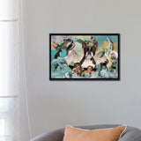 iCanvas "Boston Terrier All Dogs Go To Heaven" by Nobility Dogs Framed