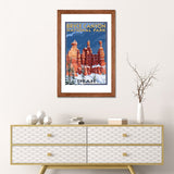 iCanvas "Bryce Canyon National Park (Three Hoodoos In Winter)" by Lantern Press