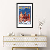 iCanvas "Bryce Canyon National Park (Three Hoodoos In Winter)" by Lantern Press