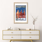 iCanvas "Bryce Canyon National Park (Three Hoodoos In Winter)" by Lantern Press