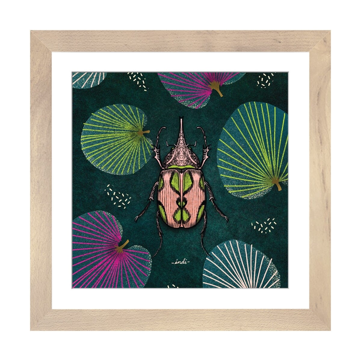 iCanvas "Bug Square II" by Indi Maverick