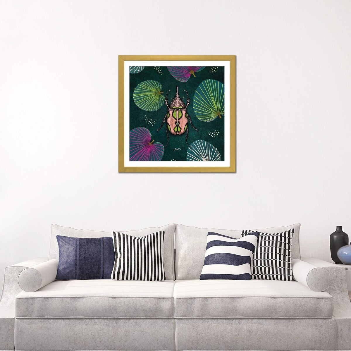 iCanvas "Bug Square II" by Indi Maverick