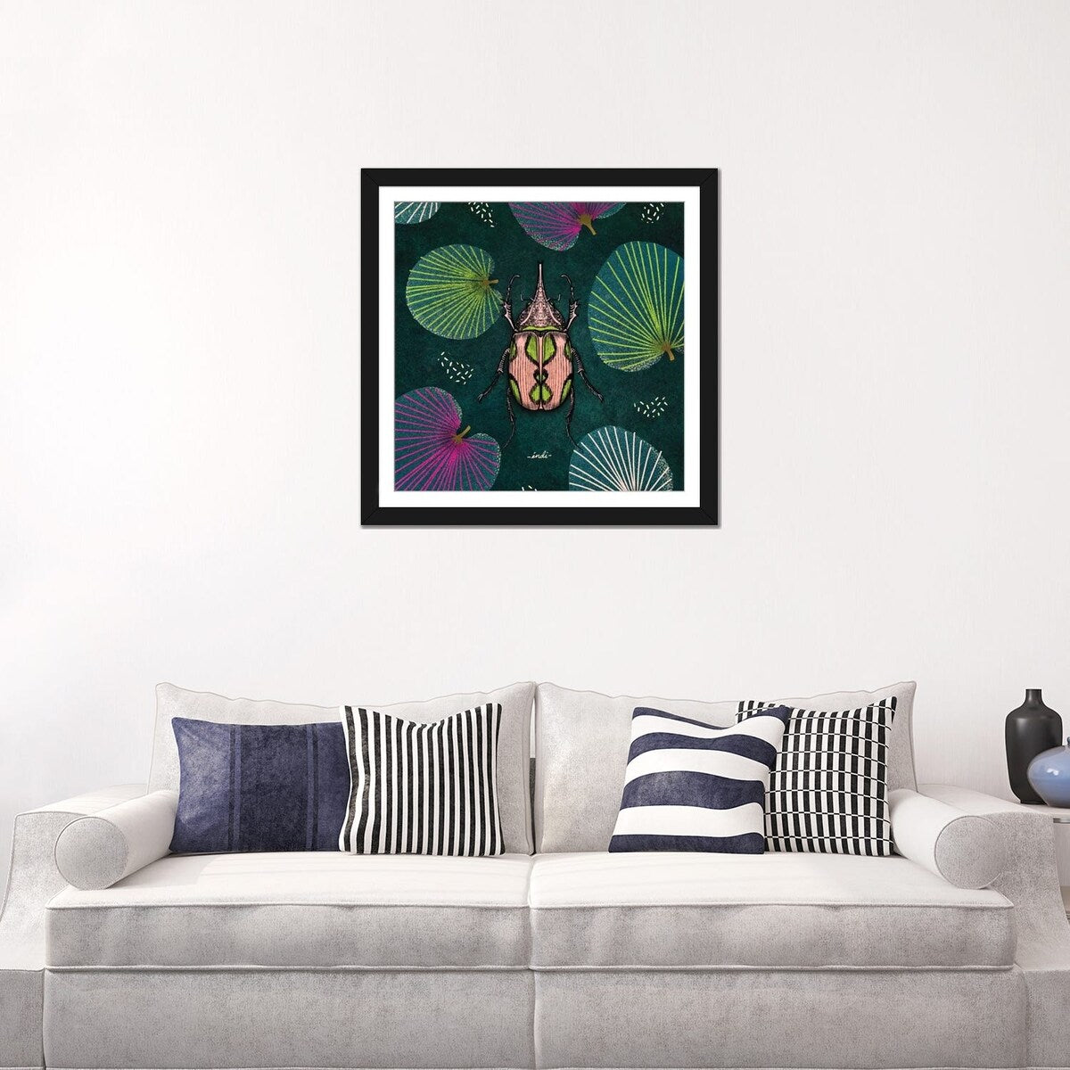 iCanvas "Bug Square II" by Indi Maverick