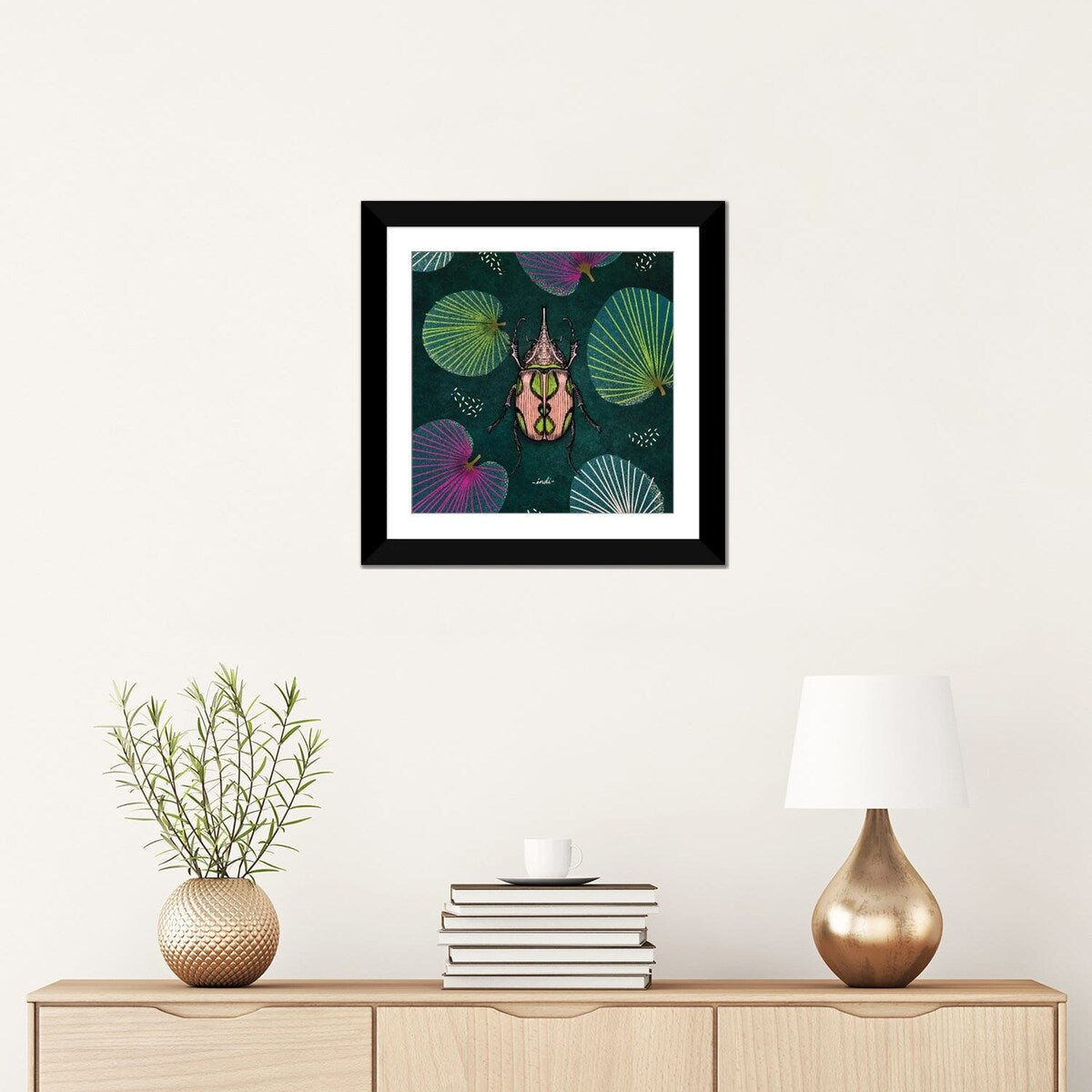 iCanvas "Bug Square II" by Indi Maverick