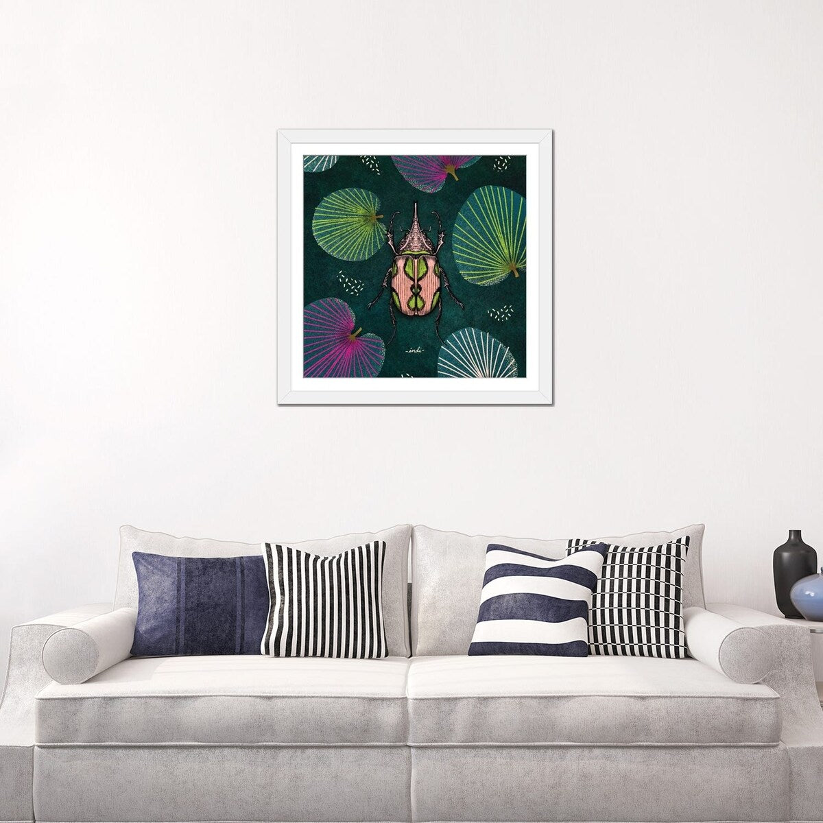 iCanvas "Bug Square II" by Indi Maverick