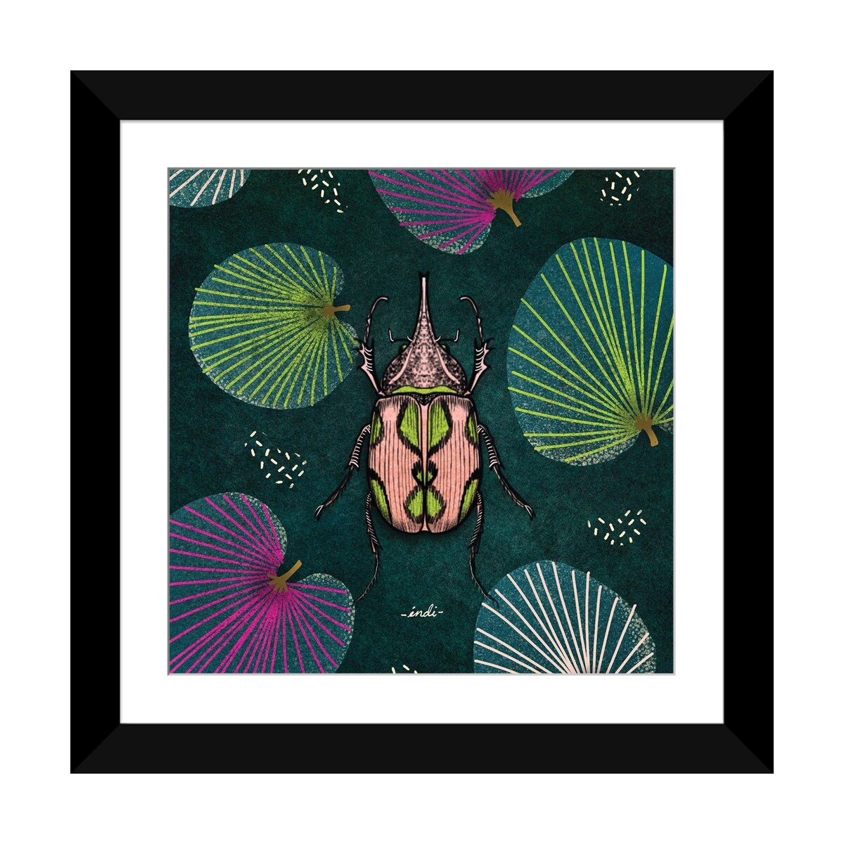 iCanvas "Bug Square II" by Indi Maverick