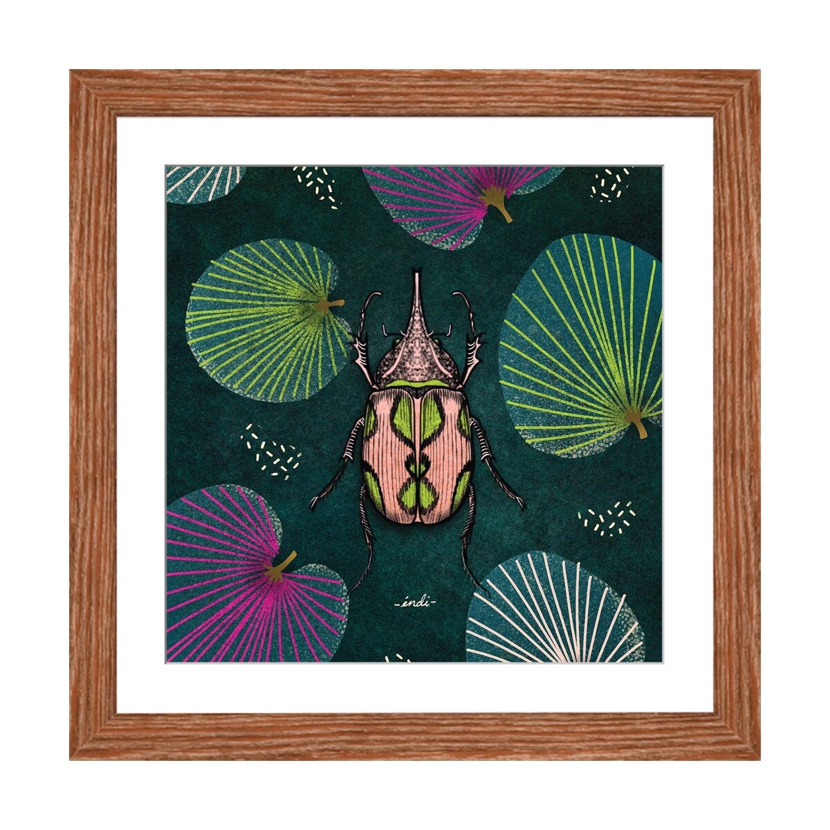 iCanvas "Bug Square II" by Indi Maverick