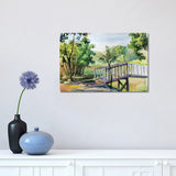 iCanvas "Burma Yangon Bridge" by CountessArt Canvas Print
