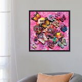 iCanvas "Butterfly Magic" by Robert Swedroe Framed Canvas Print
