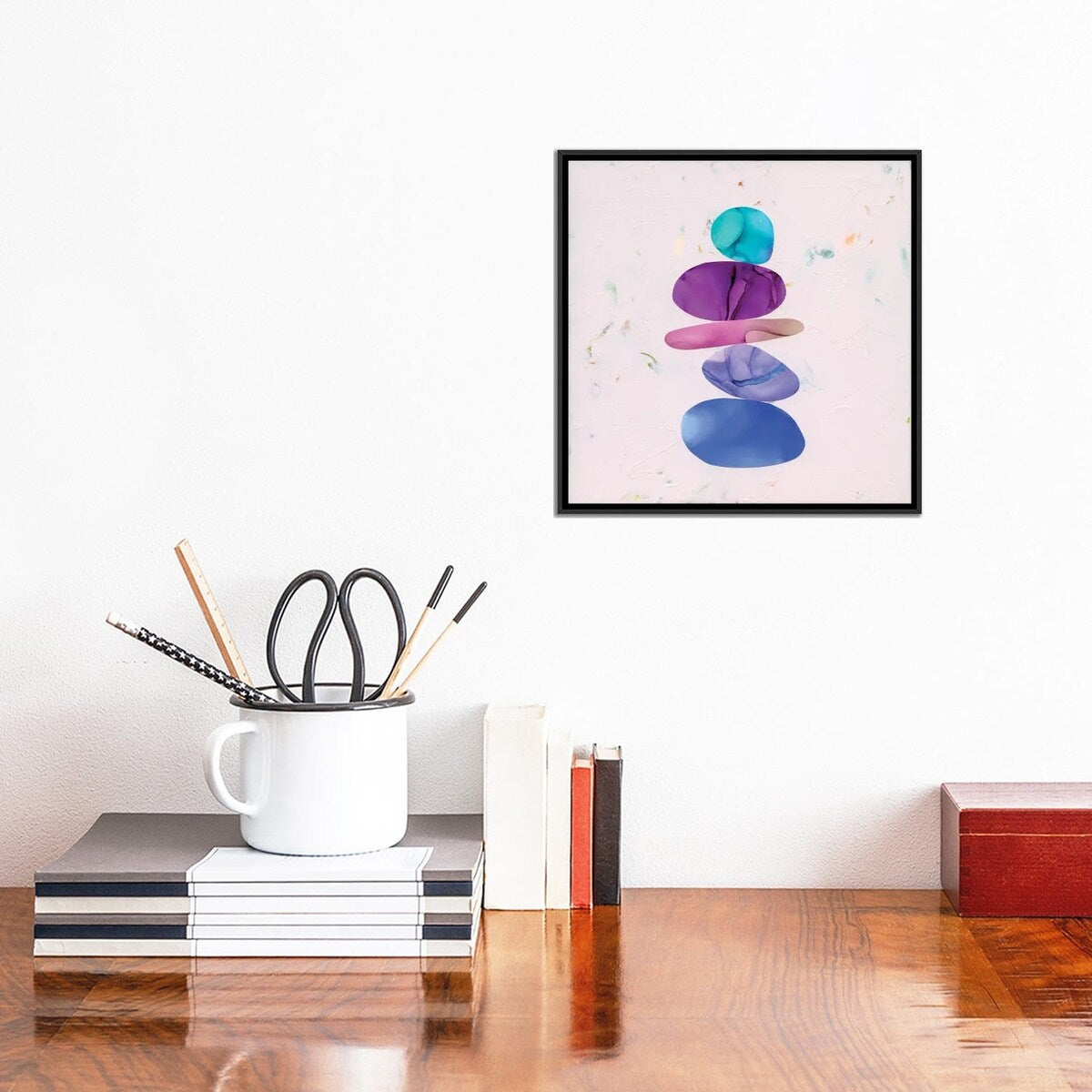 iCanvas "Cairns Lilac I" by Julie Pelaez Framed Canvas Print