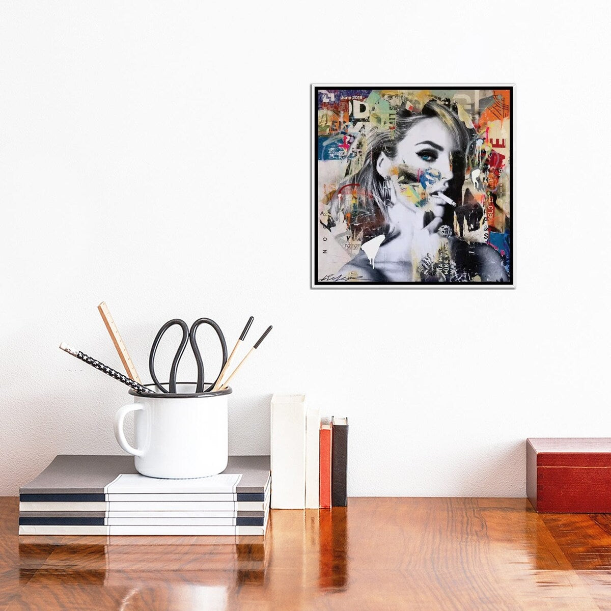 iCanvas "Candice Swanepoel" by Michiel Folkers Framed Canvas Print