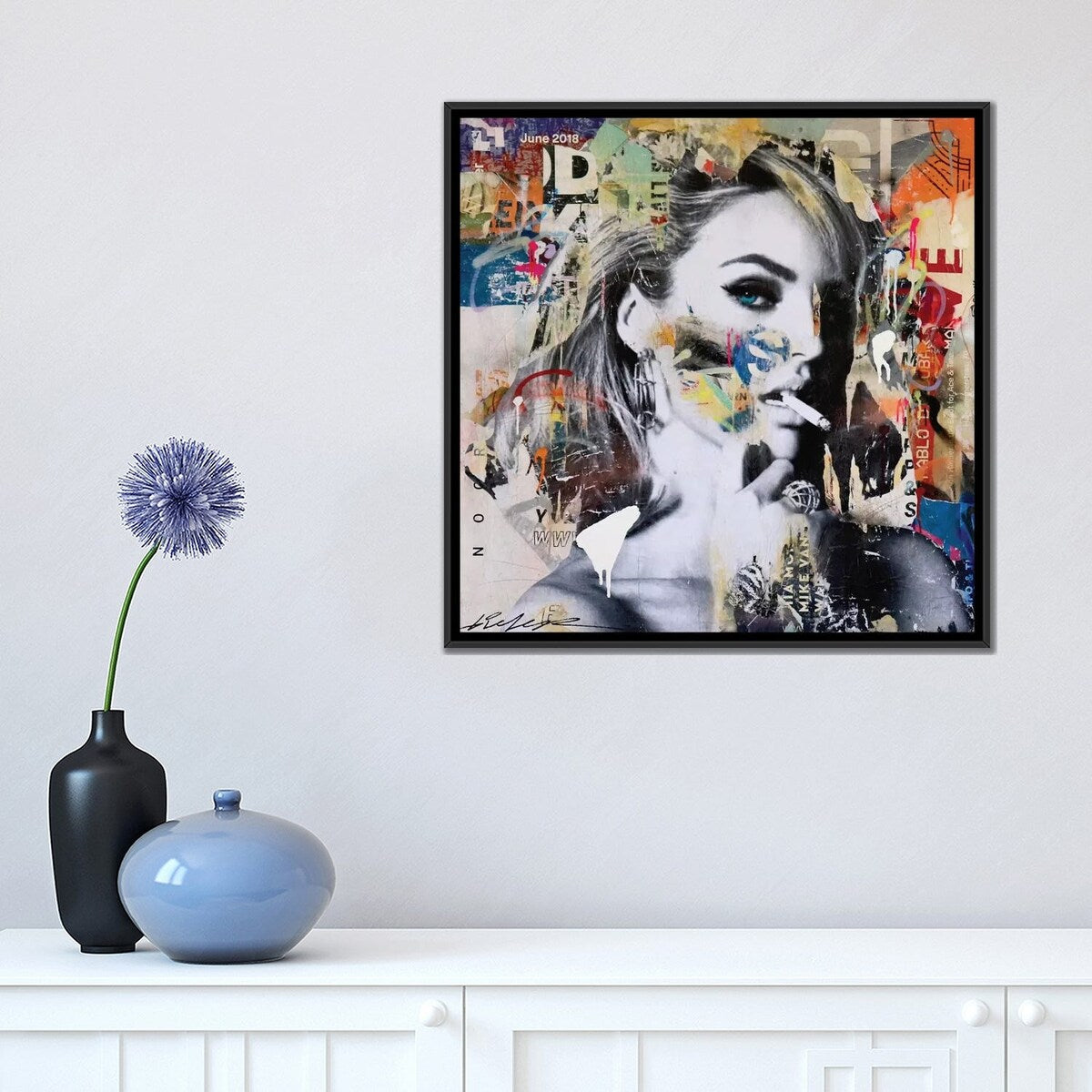 iCanvas "Candice Swanepoel" by Michiel Folkers Framed Canvas Print