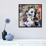 iCanvas "Candice Swanepoel" by Michiel Folkers Framed Canvas Print