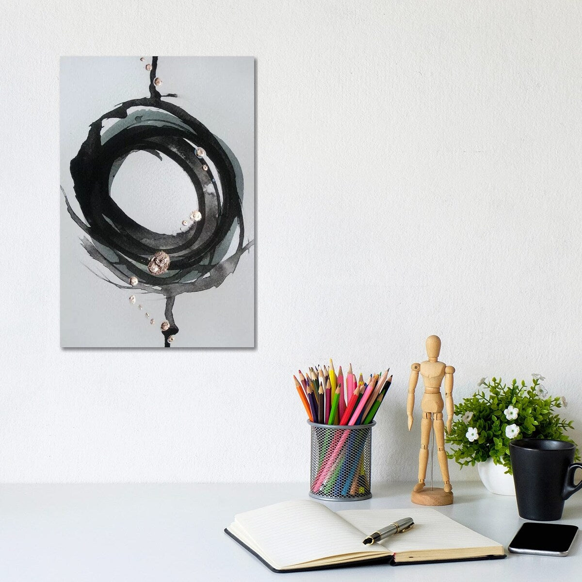 iCanvas "Captured I" by Caroline Banks Canvas Print