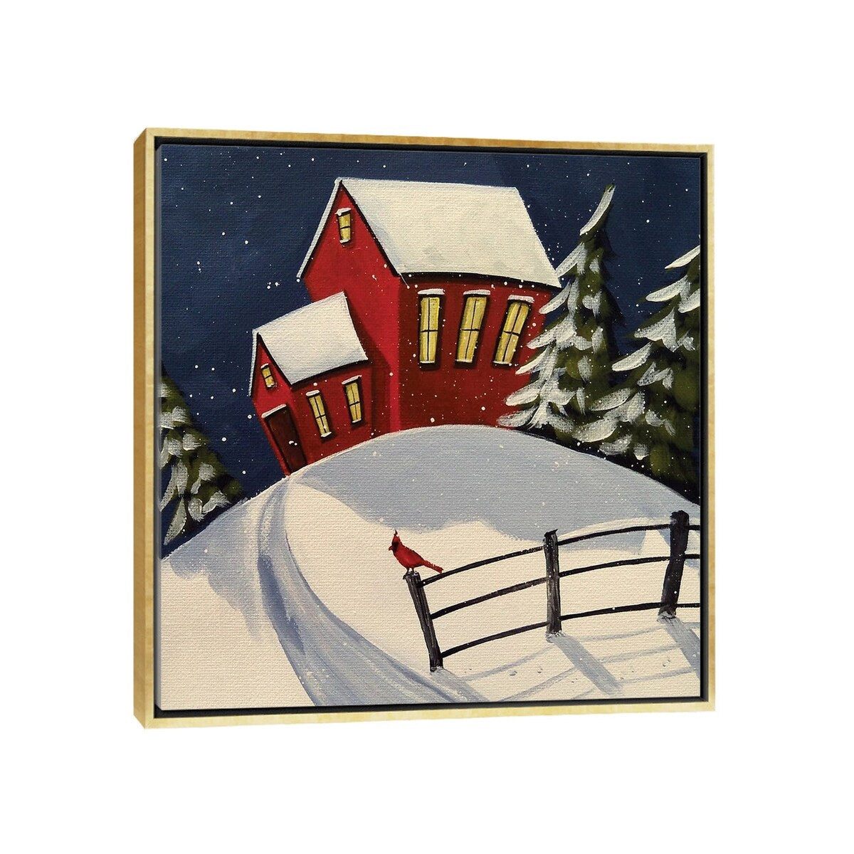 iCanvas "Cardinal Blessing" by Debbie Criswell Framed