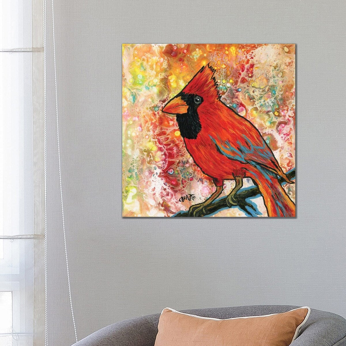 iCanvas "Cardinal I" by Connie Beattie Canvas Print