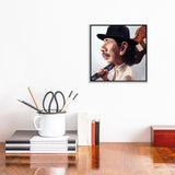 iCanvas "Carlos Santana" by Fernando Mendez Framed Canvas Print