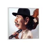 iCanvas "Carlos Santana" by Fernando Mendez Framed Canvas Print