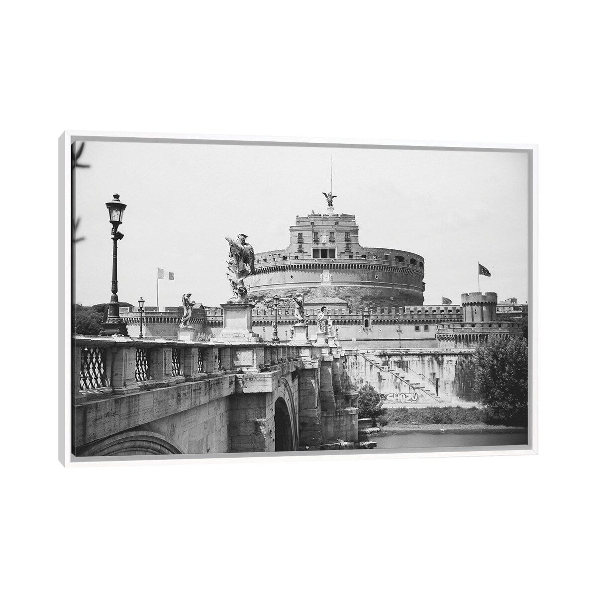 iCanvas "Castel Sant'Angelo" by A Carousel Wandering Framed Canvas Print